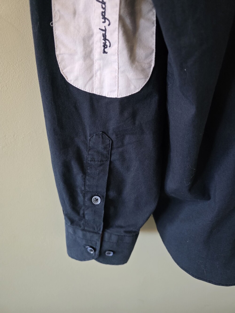 NWOT Paul & Shark L Modern Academia Nautical Yacht Club Embroidered Button Shirt - Picture 14 of 16